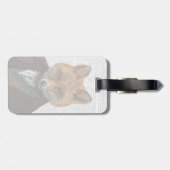 Fox Portrait 2 Gepäckanhänger (Rückseite horizontal)