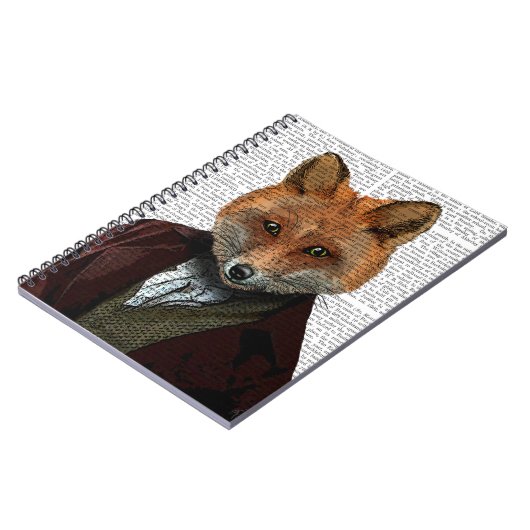 Fox Portrait 2 Notizblock (Linke Seite)