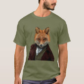 Fox Portrait 2 T-Shirt (Vorderseite)