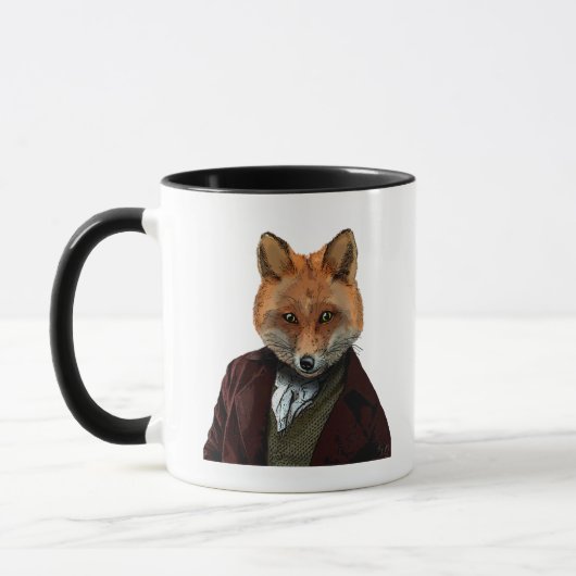 Fox Portrait 2 Tasse (Links)