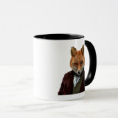 Fox Portrait 2 Tasse (VorderseiteRechts)