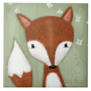 Fox Portrait Fliese