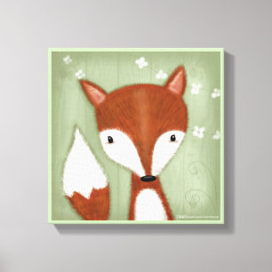 Fox Portrait Leinwanddruck