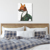Fox Portrait Leinwanddruck (Insitu (Schlafzimmer))