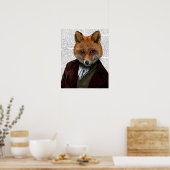 Fox Portrait Poster (Küche)