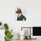 Fox Portrait Poster (Heimbüro)