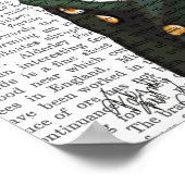 Fox Portrait Poster (Ecke)