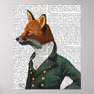Fox Portrait Poster