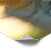 Fox Portrait Realistische Wildnis Kunst, Dichtung  Poster (Ecke)