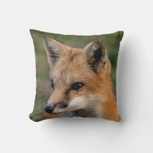 Fox Portrait Throw Kissen