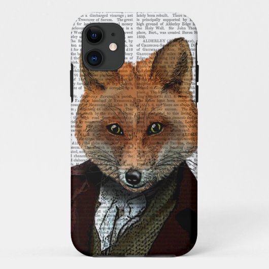 Fox-Porträt 2 Case-Mate iPhone Hülle (Rückseite)