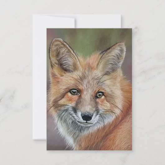 Fox Postcard-Stilkarte Mitteilungskarte (Vorderseite)