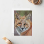 Fox Postcard-Stilkarte Mitteilungskarte (Vorderseite/Rückseite Beispiel)