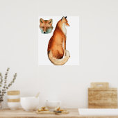 Fox-Poster Poster (Küche)