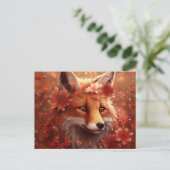 Fox Postkarte (Stehend Vorderseite)