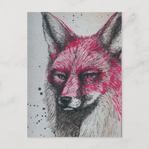 Fox Postkarte