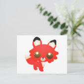 Fox Postkarte (Stehend Vorderseite)