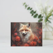 Fox Postkarte (Stehend Vorderseite)