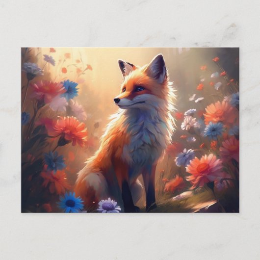 Fox Postkarte (Vorderseite)