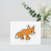 FOX POSTKARTE (Stehend Vorderseite)