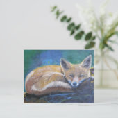Fox Postkarte (Stehend Vorderseite)