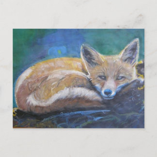 Fox Postkarte