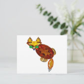 Fox Postkarte (Stehend Vorderseite)
