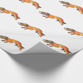 Fox Pounce Geschenkpapier (Ecke)