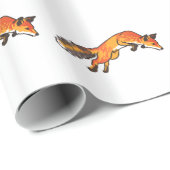Fox Pounce Geschenkpapier (Rolleneckpunkt)