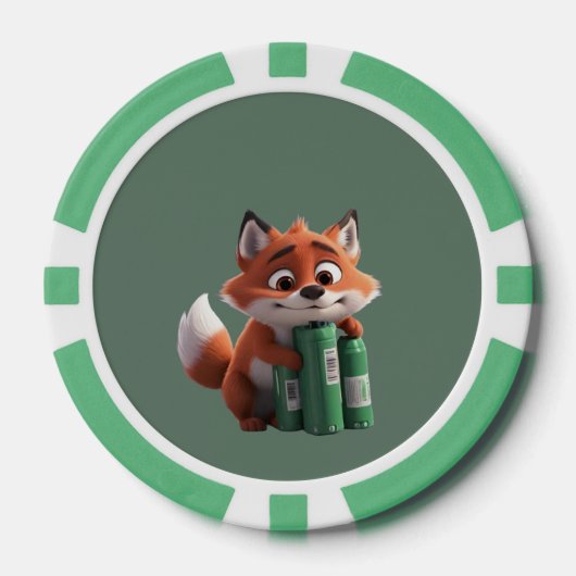 Fox-Power Pokerchips (Vorderseite)