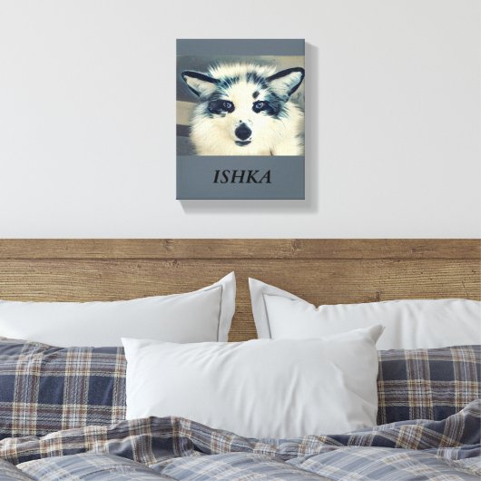 Fox Print - Ishka Leinwanddruck (Insitu (Schlafzimmer))