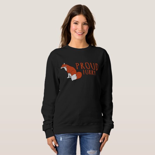 Fox   Proud Furry Fox Sweatshirt (Vorne ganz)