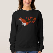 Fox   Proud Furry Fox Sweatshirt (Vorderseite)
