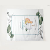 Fox Pumpkin Baby Shower Backdrops Boy Wandteppich (Vorderseite (Horizontal))