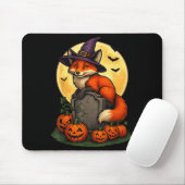 Fox Pumpkin Halloween Tees For Men Women Girls Cos Mousepad (Mit Mouse)