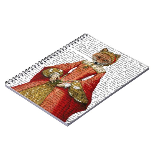 Fox Queen 2 Notizblock (Linke Seite)