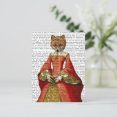 Fox Queen 2 Postkarte (Stehend Vorderseite)