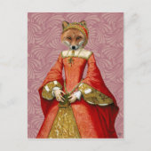 Fox Queen Postkarte (Vorderseite)