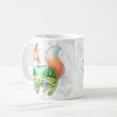 Fox / Raccoon Dreamscape Kaffeetasse (Vorderseite Links)