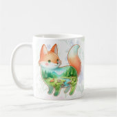 Fox / Raccoon Dreamscape Kaffeetasse (Links)