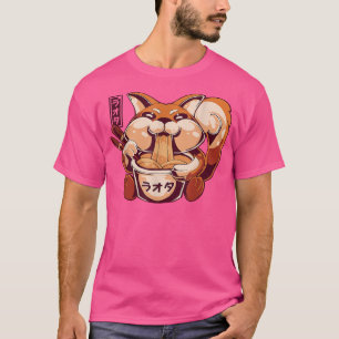 Fox Ramen Noodle Liebe Noodles gibt Japan Essen T-Shirt
