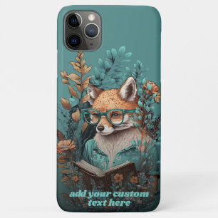 Fox Read Book Wildblume Cotattcore Floral Custom Case-Mate iPhone Hülle