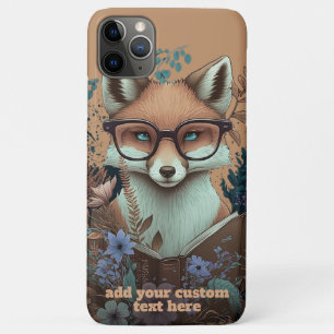 Fox Read Book Wildblume Cotattcore Floral Custom Case-Mate iPhone Hülle