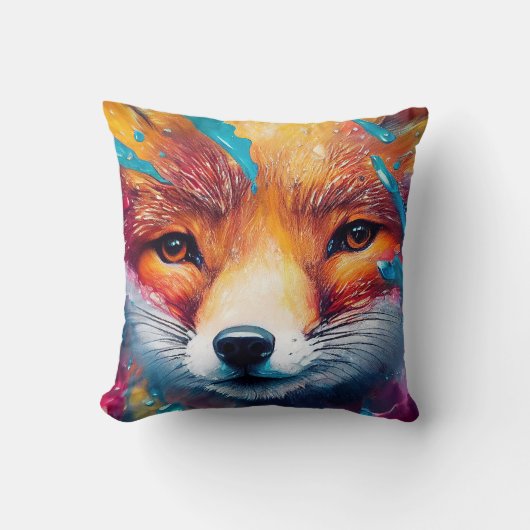 Fox Red fox Animal Discovery Adventure Nature Kissen (Vorderseite)