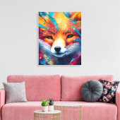 Fox Red fox Animal Discovery Adventure Nature Leinwanddruck (Insitu (Wohnzimmer))