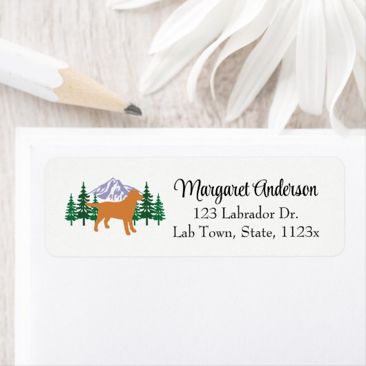 Fox Red Labrador Kontur Evergreen Rücksendeadresse (Insitu)