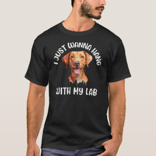 Fox Red Labrador Mama Vater Hang mit My Labrador L T-Shirt