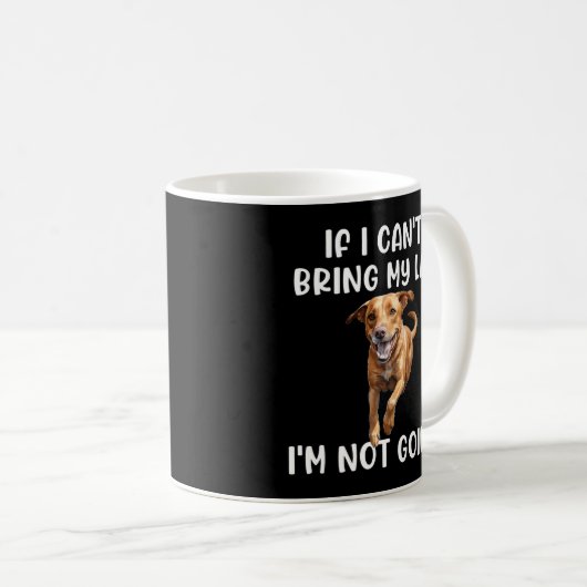 Fox Red Labrador Mama Vater, wenn ich kein Labrado Kaffeetasse (VorderseiteRechts)