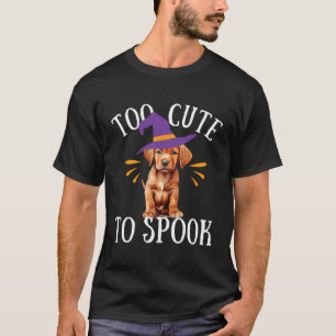 Fox Red Labrador Niedlich Spook Witzige Halloween- T-Shirt