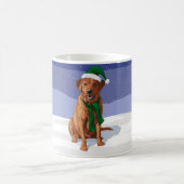 Fox Red Labrador Retriever Christmas Dog Kaffeetasse (Mittel)